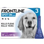 Frontline Spot On Large Dog Pipettes Pack of 3