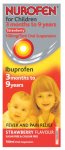 Nurofen For Children 3 Months To 9 Years Strawberry 100ml