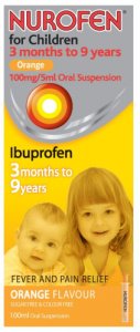 Nurofen For Children 3 Months To 9 Years Orange 100ml