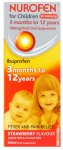 Nurofen For Children Sugar-free Strawberry 200ml