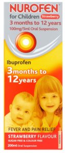 Nurofen For Children Sugar-free Strawberry 200ml
