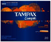 Tampax Compak Super Plus Tampons Pack of 20