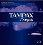 Tampax Compak Lites Tampons Pack of 20