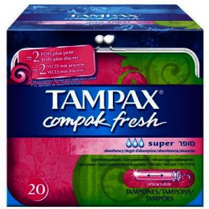Tampax Compak Fresh Super Tampons Pack of 20