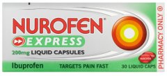 Nurofen Express Liquid Capsules Pack of 30