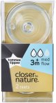 Tommee Tippee Closer to Nature Medium Flow Teats Pack of 2