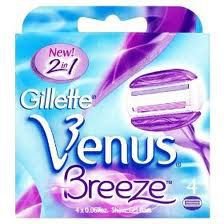 Gillette Venus Breeze Razor Blades For Women Pack of 4