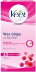 Veet Wax Strips for Normal Skin Pack of 40
