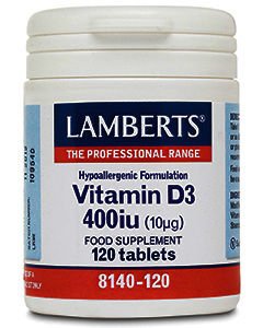 Lamberts D3 400iu Tablets Pack of 120