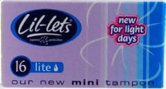 Lil-Lets Lite Tampons Pack of 16