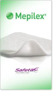 Mepilex Safetac Soft Silicone Dressing 15cm x 16cm Pack of 5