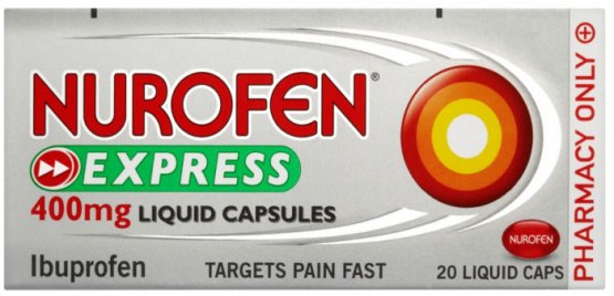 Nurofen Express Liquid Capsules Pack of 20