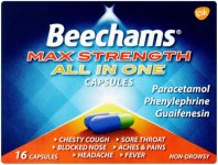 Beechams Max Strength All in One Capsules Pack of 16