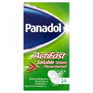 Panadol Actifast Soluble Tablets Pack of 24