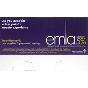 Emla 5% Cream 5g With 2 Dressings
