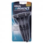 Gillette Mach 3 Disposable Razors Pack of 3