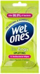 Wet Ones Be Zingy Uplifting Wipes Pack of 12