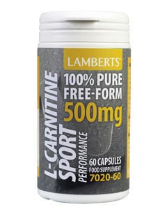 Lamberts Performance L-Carnitine Capsules Pack of 60