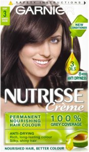 Garnier Nutrisse Creme Ebony Darkest Brown 3