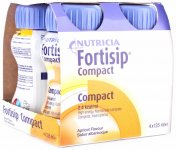 Fortisip Compact Apricot 125ml Pack of 4