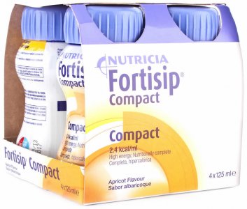 Fortisip Compact Apricot 125ml Pack of 4