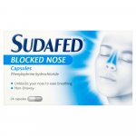 Sudafed Blocked Nose Capsules Pack of 24
