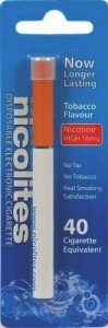 Nicolites Disposable Electronic Cigarette Tobacco High 40