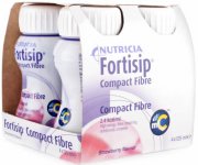 Fortisip Compact Fibre Strawberry 125ml Pack of 4