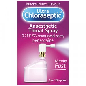 Ultra Chloraseptic Anaesthetic Throat Spray Blackcurrant 15ml