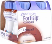 Fortisip Compact Chocolate 125ml Pack of 4