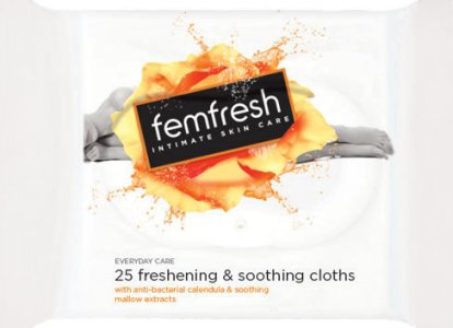 Femfresh Freshening & Soothing Wipes Pack of 25