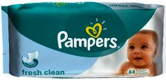 Pampers Baby Wipes Fresh Clean Pack of 64