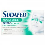 Sudafed Mucus Relief Triple Action Tablets Pack of 16