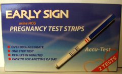 Early Sign Dip Test Pregnancy Test 2 Pack
