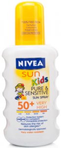 Nivea Sun Pure & Sensitive Kids Spray SPF50+ 200ml