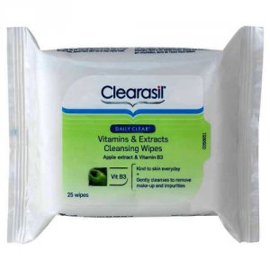Clearasil Daily Clear Vitamins & Extracts Wipes