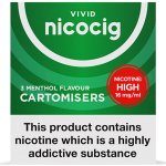 Nicocig Refills High Strength 16mg Menthol Flavour Pack of 3