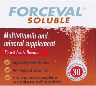 Forceval Soluble Adult Effervescent Tablets Pack of 30