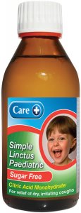 Care Simple Paediatric Linctus Sugar Free 200ml