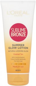 L'Oreal Sublime Bronze Summer Glow Lotion Gradual Tan Medium 200ml