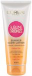 L'Oreal Sublime Bronze Summer Glow Gradual Tan Light 200ml