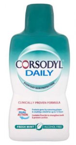 Corsodyl Daily Freshmint Mouthwash Alcohol Free 500ml
