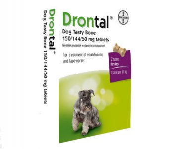 Drontal Bone Shaped Tablets Pack of 2