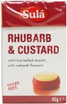 Sula Sugar Free Sweets Rhubarb & Custard 42g