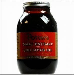 Potter's Malt Extract Cod Liver Oil & Butterscotch 650g