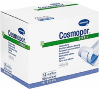 Cosmopor Absorbent Adhesive Dressing 7.2cm x 5cm