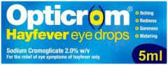 Opticrom Hayfever Eye Drops 5ml