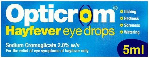 Opticrom Hayfever Eye Drops 5ml