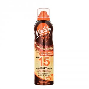 Malibu Continuous Lotion Spray SPF15 175ml
