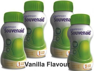 Souvenaid One A Day Vanilla Flavour 125ml Pack of 4